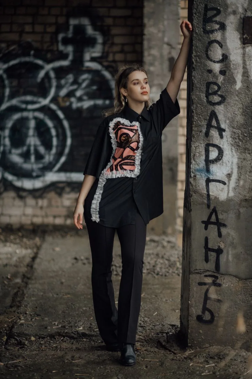 Рубашка хлопковая имиджевая / Фотография 1